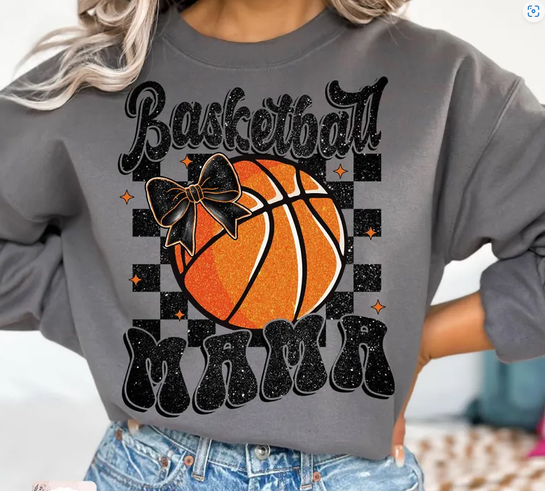 Basketball Mama Sublimation or DTF Transfers