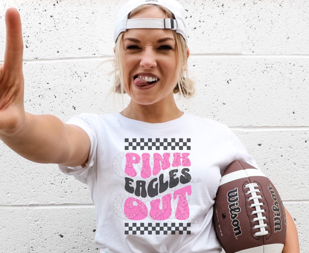 Eagles Breast Cancer Sublimation or DTF Transfers