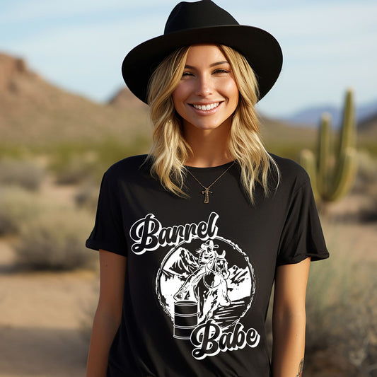 Barrel Racing Babe Sublimation or DTF Transfers