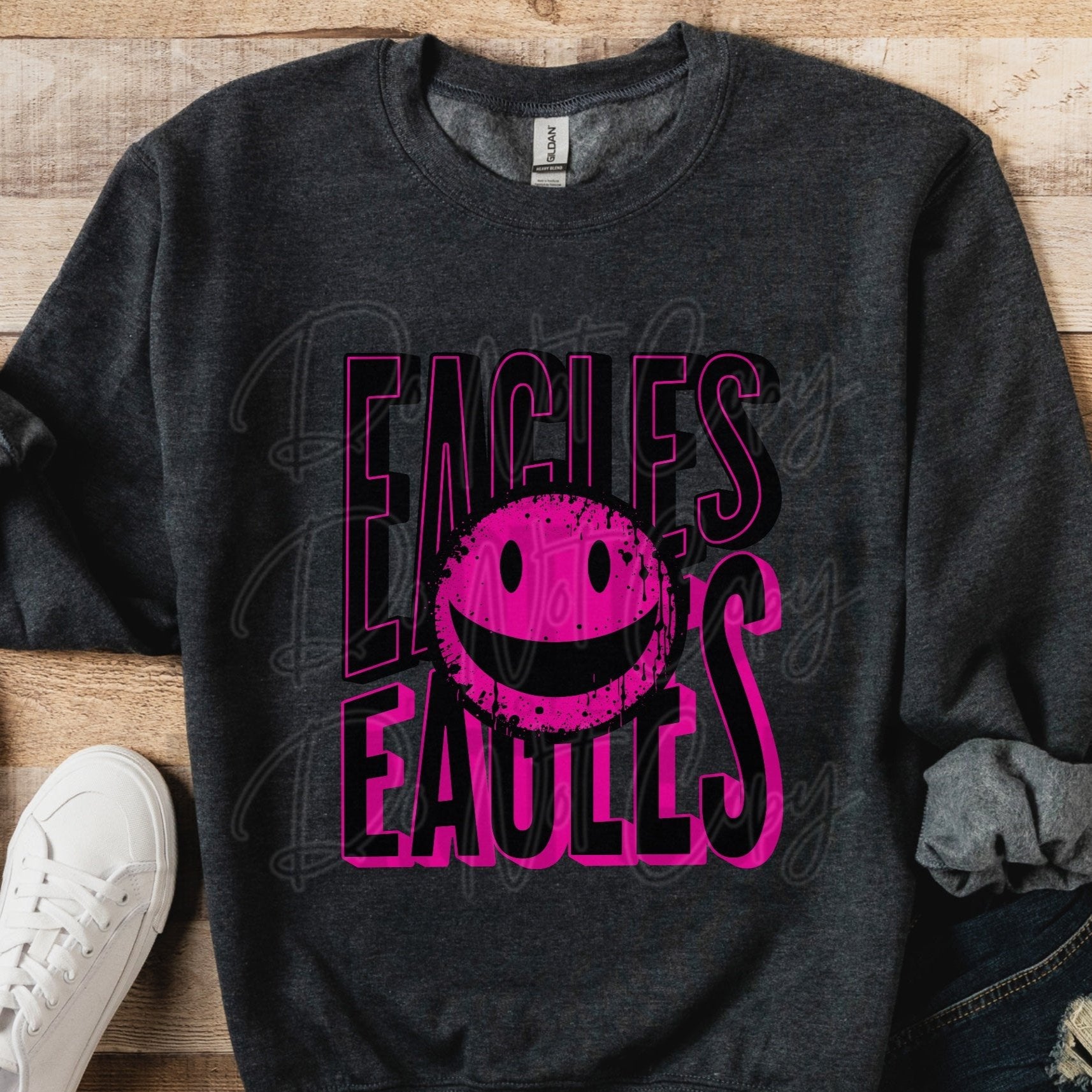 Eagles Breast Cancer Sublimation or DTF Transfers