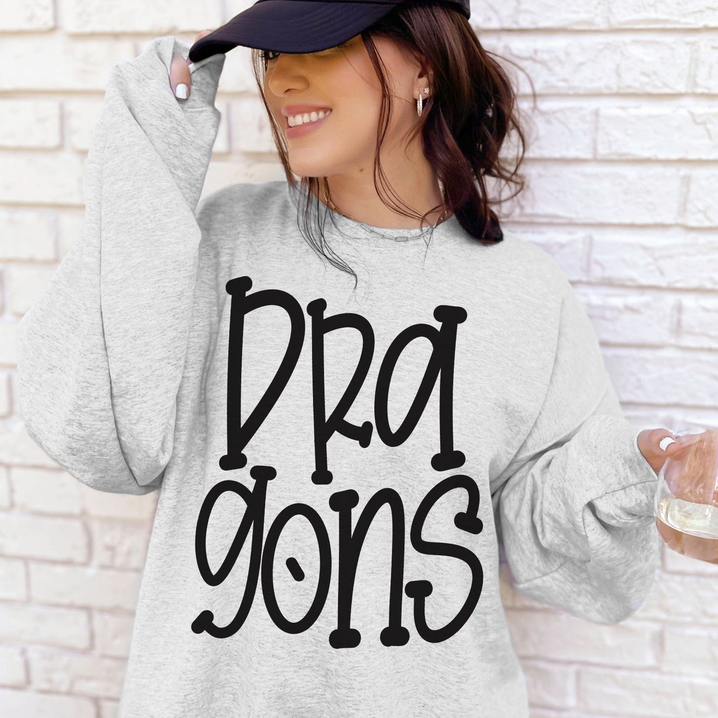 Dragons School Spirit Sublimation or DTF Transfer