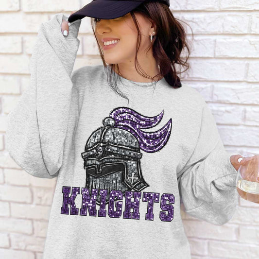 Knights School Spirit Sublimation or DTF Transfer