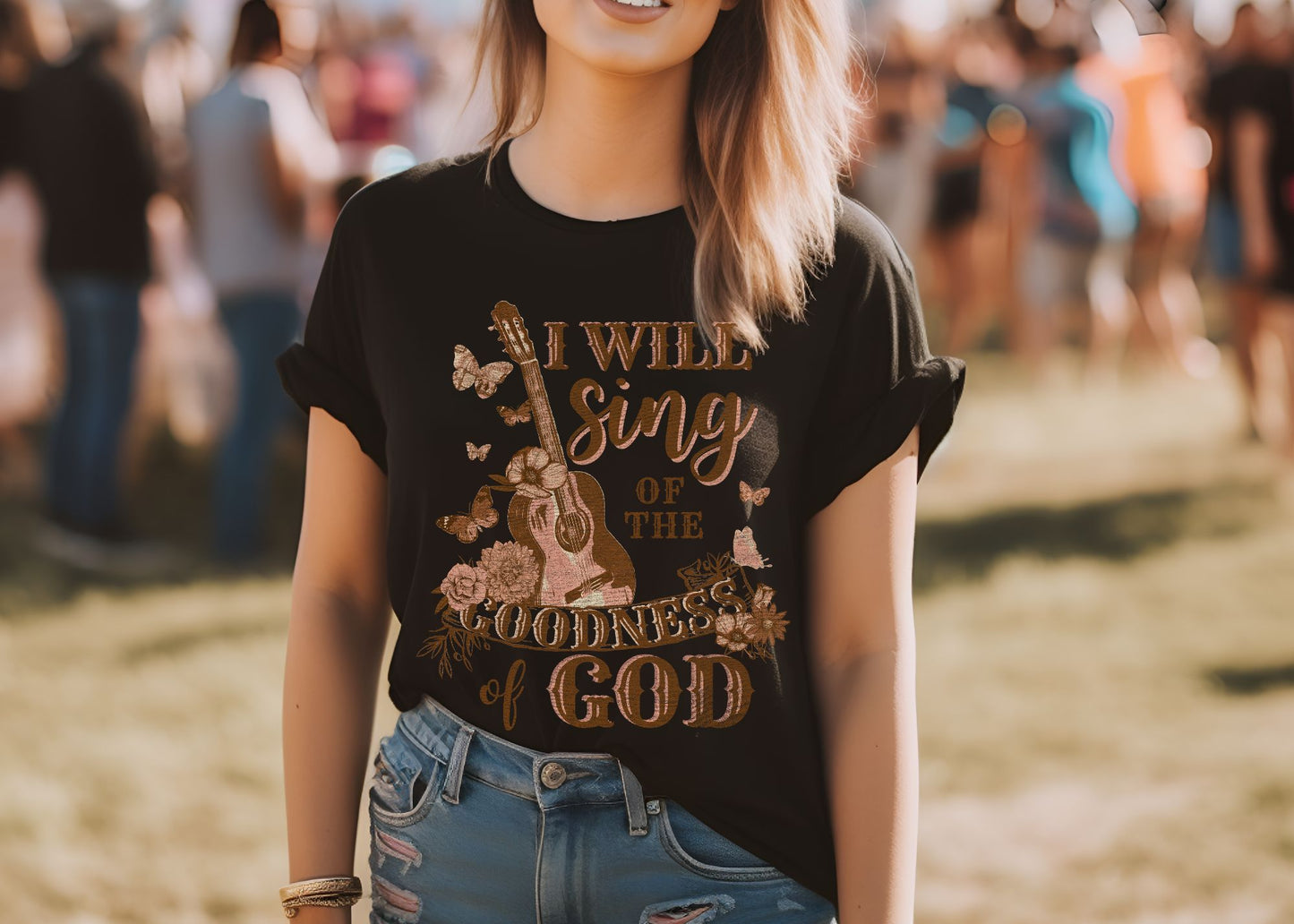 I will sing of the Goodness of God Sublimation or DTF Transfers