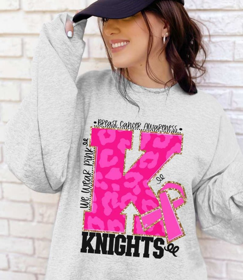 Knights School Spirit Sublimation or DTF Transfer