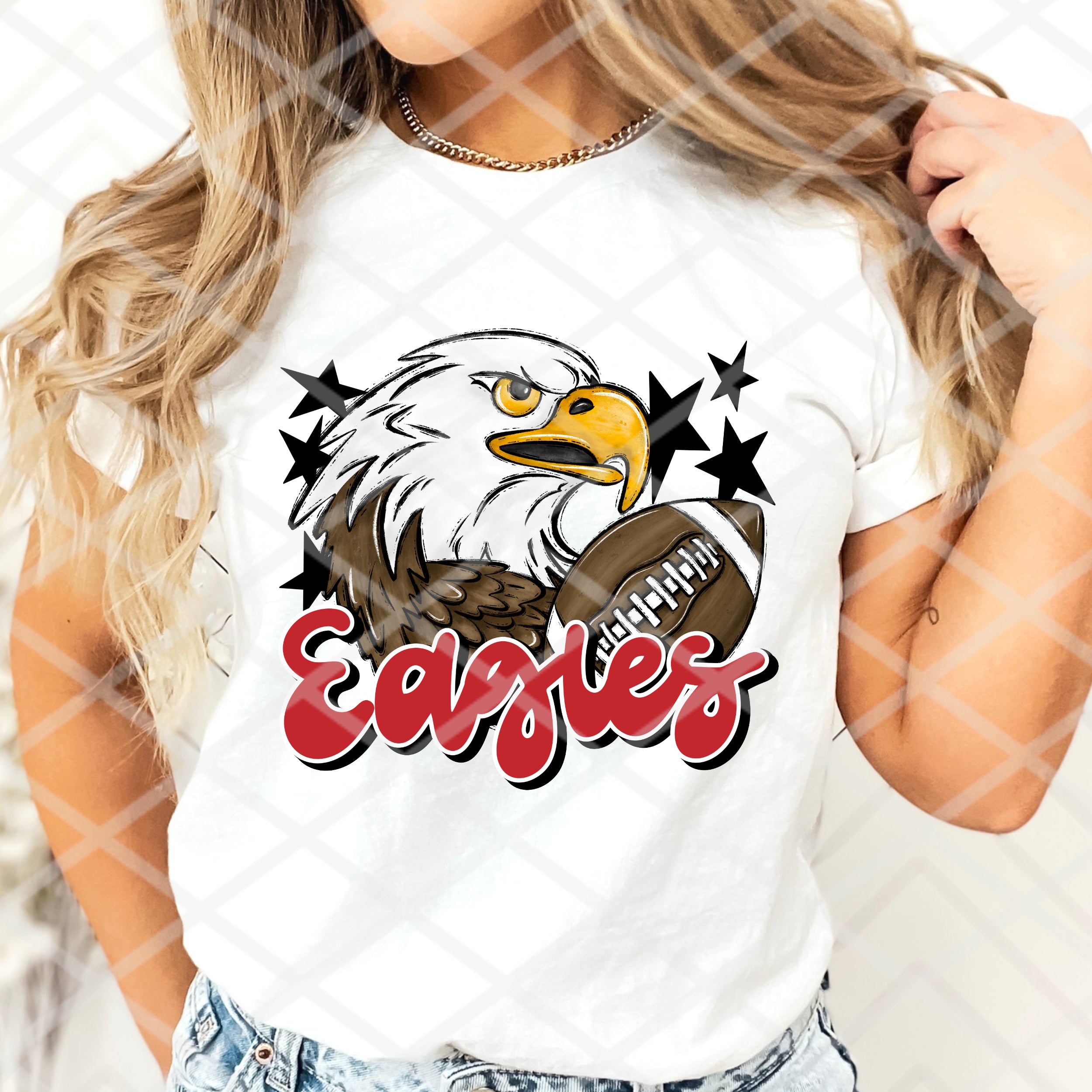 Eagles Sublimation or HTV Transfer