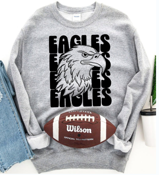 Eagles School Spirit Sublimation or DTF Transfer