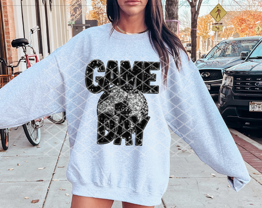 Game Day Soccer Sparkle Sublimation or DTF Transfer