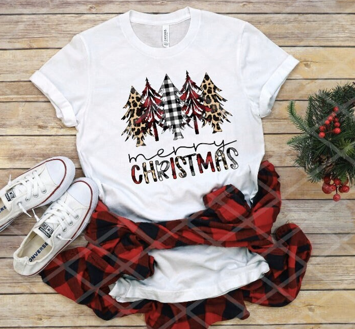 Merry Christmas Sublimation or DTF Transfer