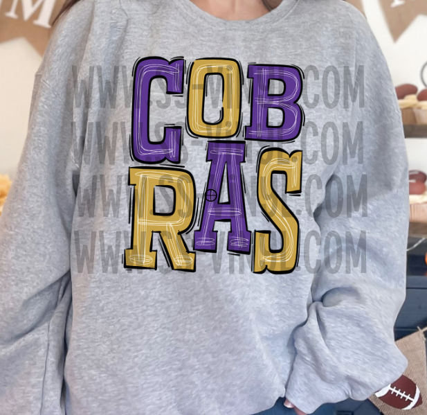 Cobras Sublimation or DTF Transfer