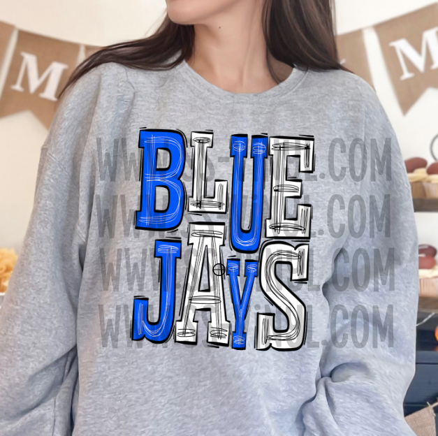 Bluejays Sublimation or DTF Transfer