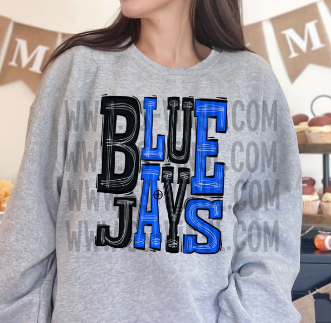 Bluejays Sublimation or DTF Transfer