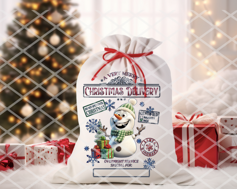 READY TO PRESS Blue Dog Christmas HTV and Sublimation image