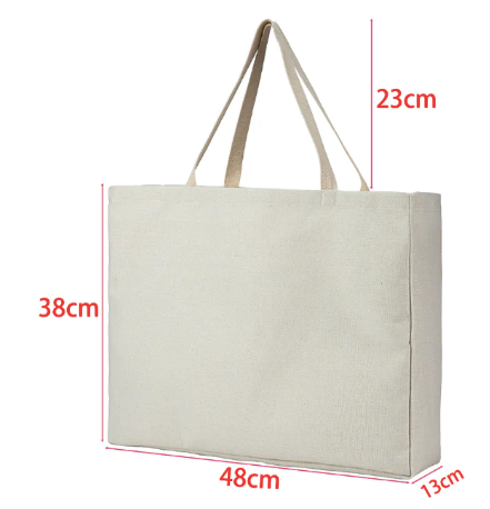 Sublimation Canvas Tote Bag