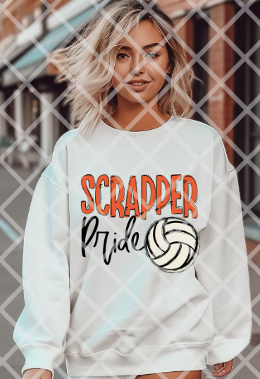 Scrapper Pride/Spirit Any Sport Custom Sublimation or DTF Transfer.