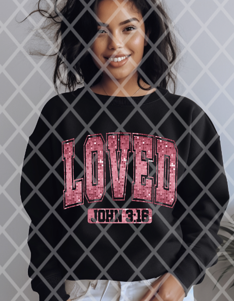 Loved John 3:16, Valentine's Day, Ready to Press