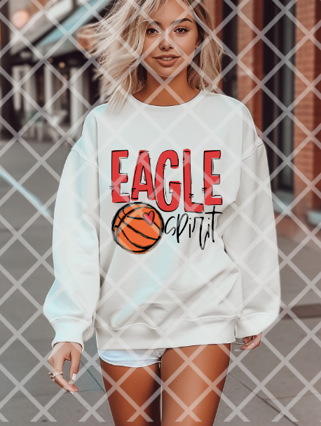 Eagle Pride/Spirit Any Sport Custom Sublimation or DTF Transfer.