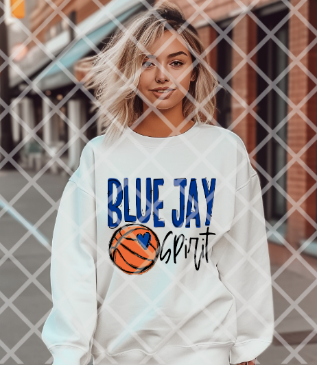 Blue Jay Pride/Spirit Any Sport Custom Sublimation or DTF Transfer.