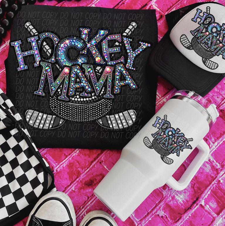 Hockey Mama Sublimation or DTF Transfers