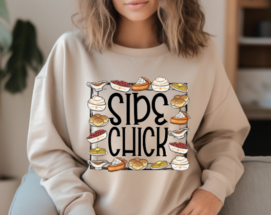 Side Chick Sublimation or DTF Transfers