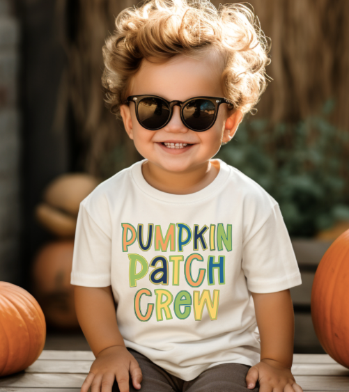 Pumpkin Patch Crew Sublimation or DTF Transfers