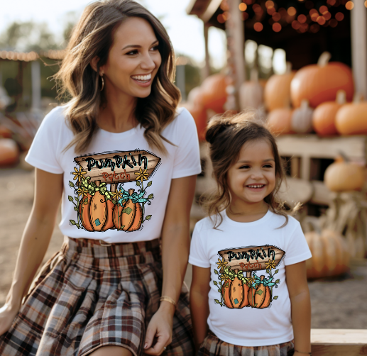 Pumpkin Patch Sublimation or DTF Transfers