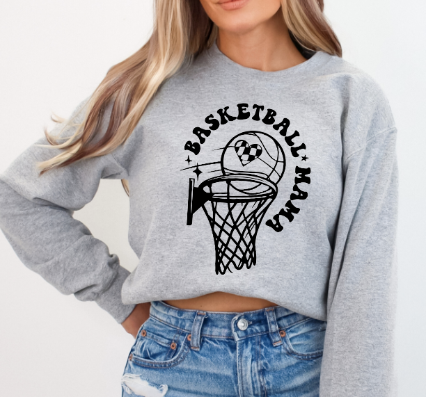 Basketball Mama Sublimation or DTF Transfers