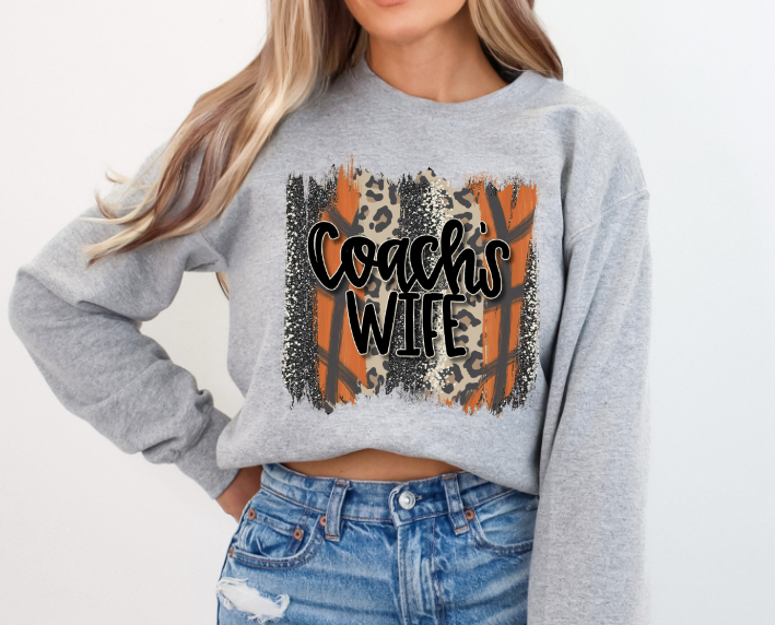 Coach's Wife Sublimation or DTF Transfers