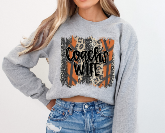 Coach's Wife Sublimation or DTF Transfers