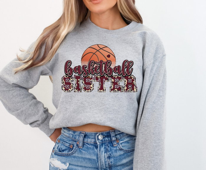 Basketball Sister Sublimation or DTF Transfers