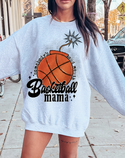 Basketball Mama Sublimation or DTF Transfers