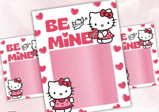 Kid Valentine's Day Treat Stickers for Poster Boards