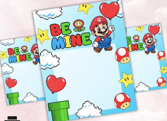 Kid Valentine's Day Treat Stickers for Poster Boards