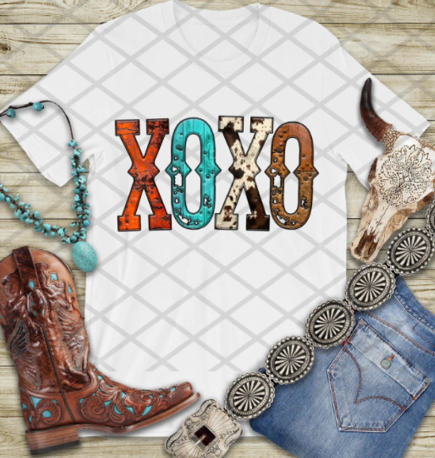 XOXO Western, Valentine's Day, Ready to Press