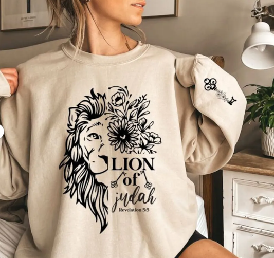 Lion of Judah Sublimation or DTF Transfers