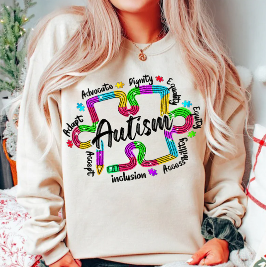 Autism, Sublimation Transfer