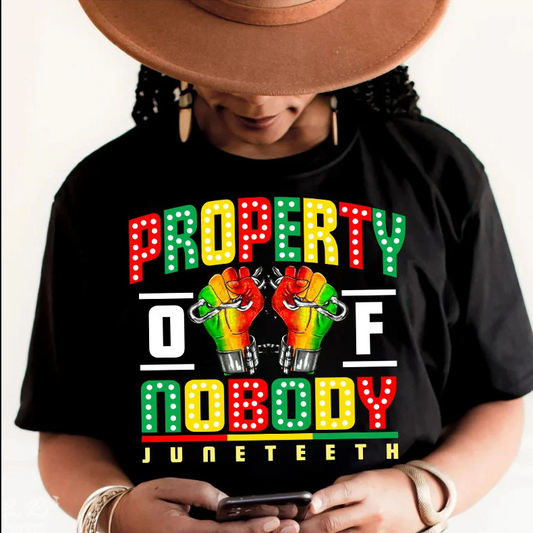 Property of Nobody, DTF Ready to Press Transfer