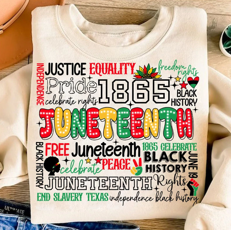 1865 Juneteenth, DTF Ready to Press Transfer