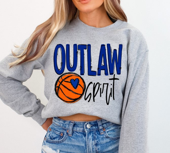 Outlaws School Spirit Sublimation or DTF Transfer