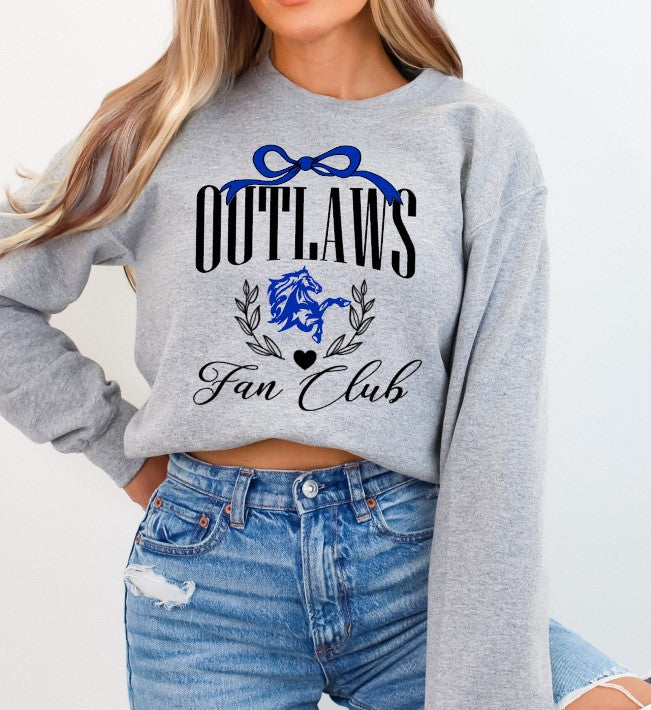 Outlaws Fan Club School Spirit Sublimation or DTF Transfer