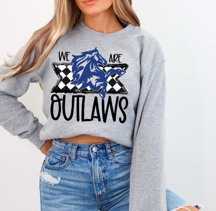 Outlaws School Spirit Sublimation or DTF Transfer