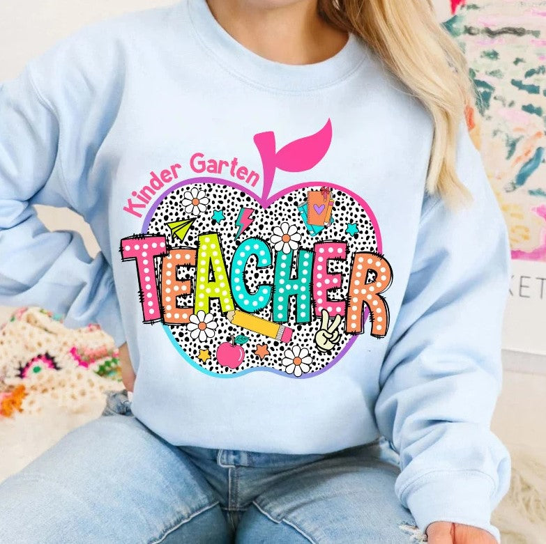 Grade Level Teacher School Spirit Sublimation or DTF Transfer