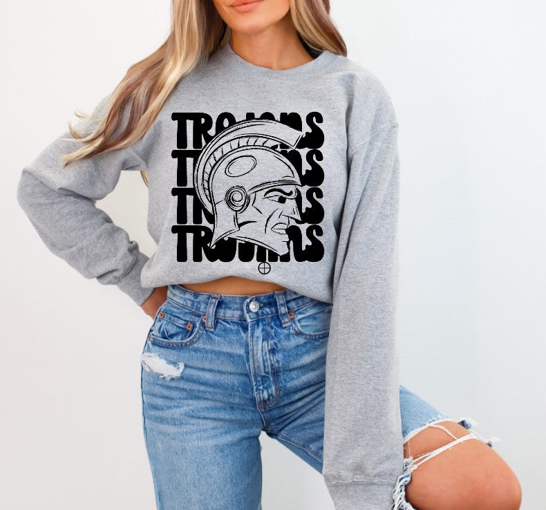 Trojans School Spirit Sublimation or DTF Transfers – SS Vinyl ...