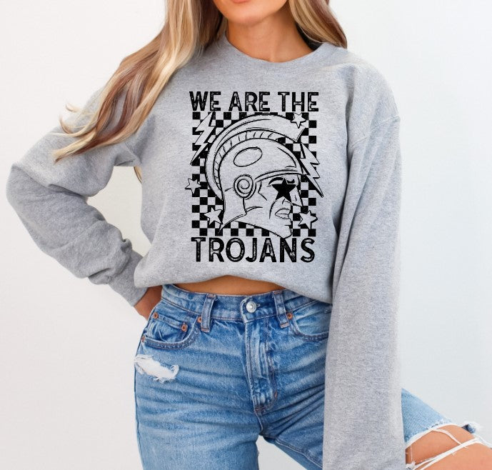 Trojans School Spirit Sublimation or DTF Transfers