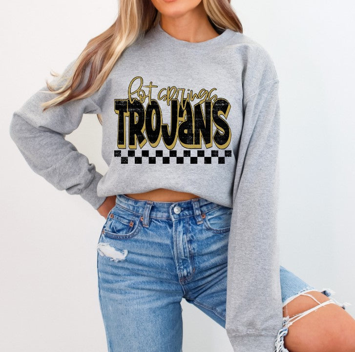 Trojans School Spirit Sublimation or DTF Transfers