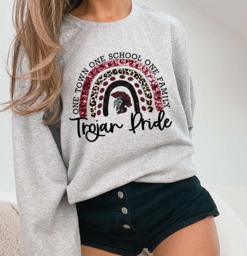 Trojans School Spirit Sublimation or DTF Transfers