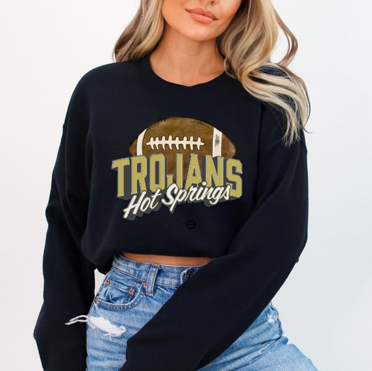 Trojans Football School Spirit Sublimation or DTF Transfers