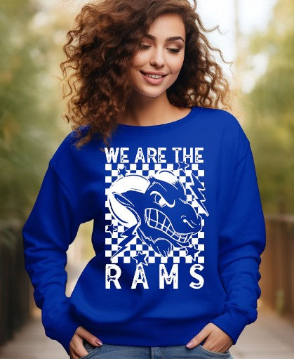 Rams School Spirit Sublimation or DTF Transfers