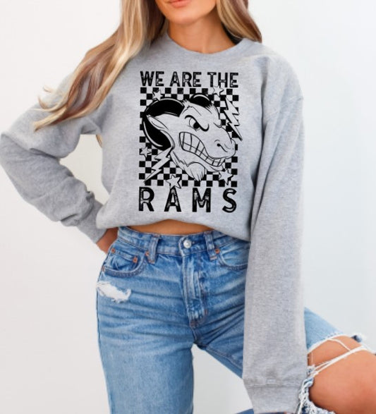 Rams School Spirit Sublimation or DTF Transfers