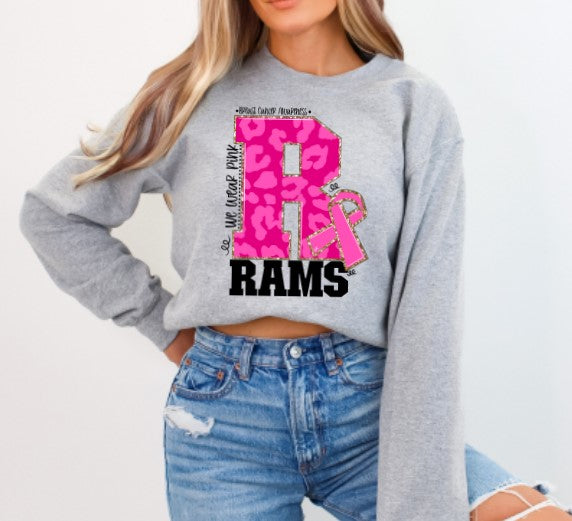 Rams School Spirit Sublimation or DTF Transfers