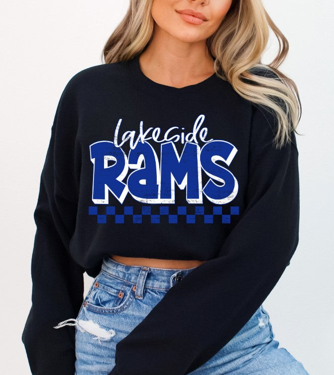 Rams School Spirit Sublimation or DTF Transfer